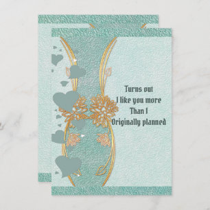 Petit ami romantique Turquoise bleu Floral Vase Va