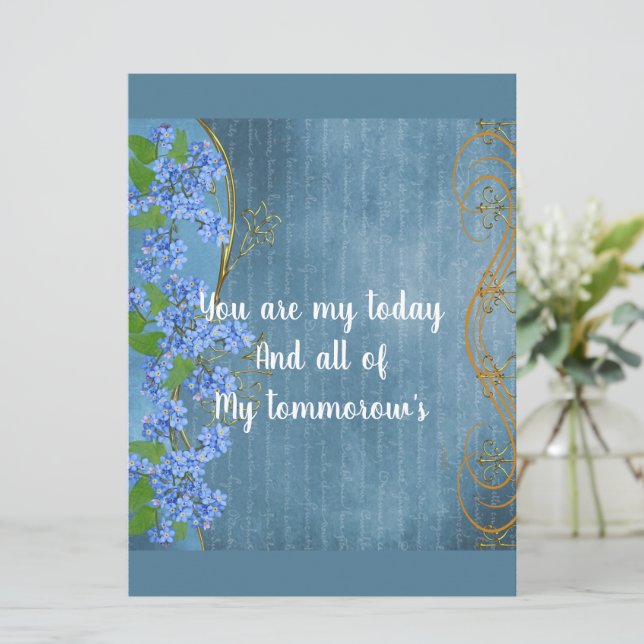 Petit ami romantique Turquoise Blue Floral Valenti (Debout devant)