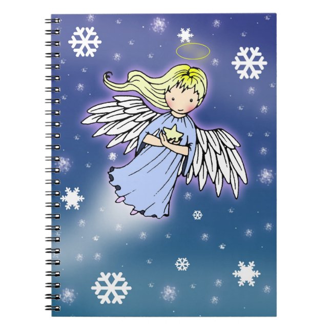 Petit Ange d'hiver dans le Carnet de neige (Devant)