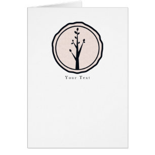 Petit Arbre Rustique Nature Mariage Remerciement P