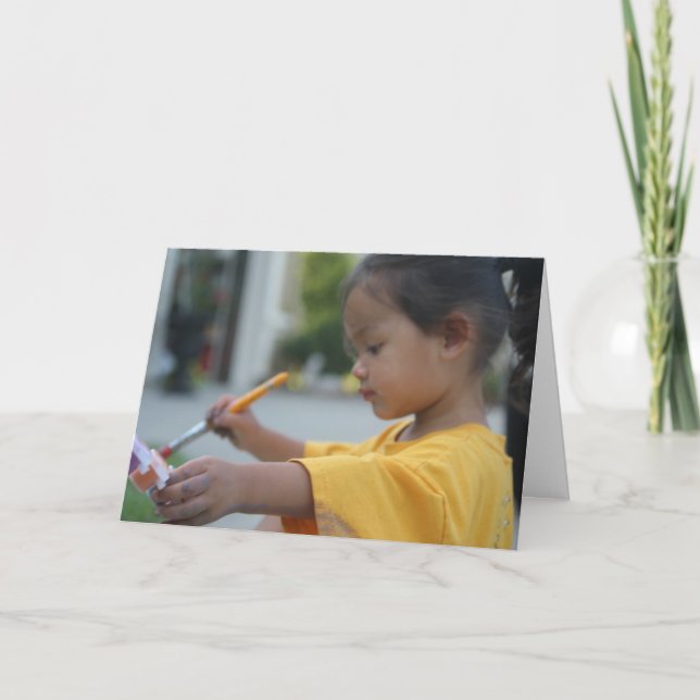 "Petit Artiste - Carte de voeux (Devant)