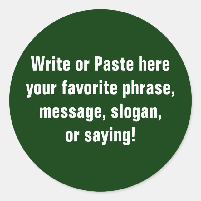 Petit Autocollant (1½ Pouce) (Devant)