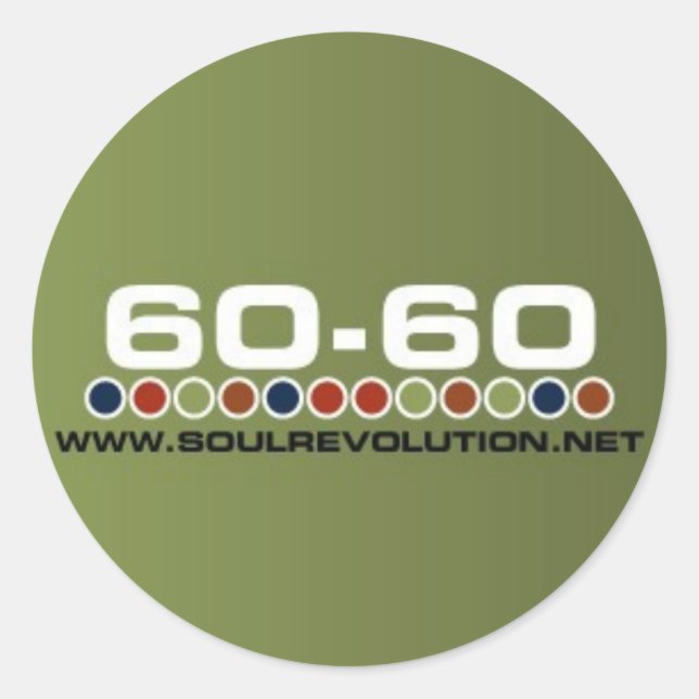 Petit Autocollant 60-60 (Devant)