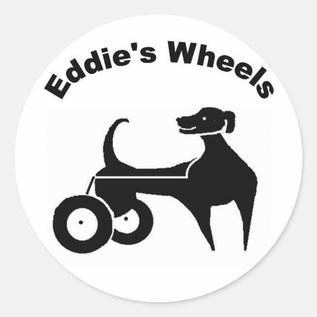 Petit autocollant Eddie's Wheels (Devant)