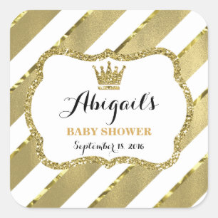 Petit Autocollant Prince, Parties scintillant Or F