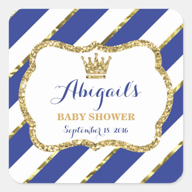 Petit Autocollant Prince, Parties scintillant Roya (Devant)