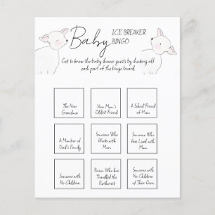Petit Baby shower d'agneau