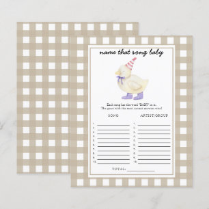 Petit baby shower de canard - Nom que Baby Song