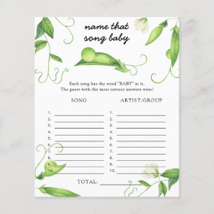 Petit baby shower de pois - Nom que Baby Song
