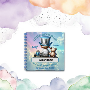 Petit Baby shower Gentleman Livre d'invité