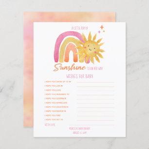 Petit Baby shower Sunshine Wings for Baby Invit