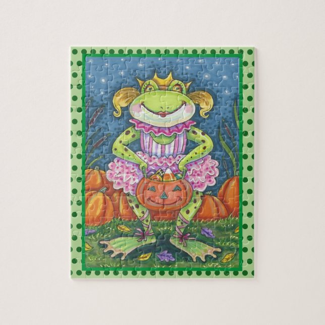 PETIT BALLERINA DE FROG PRINCESS, HALLOWEEN PUZZLE (Vertical)