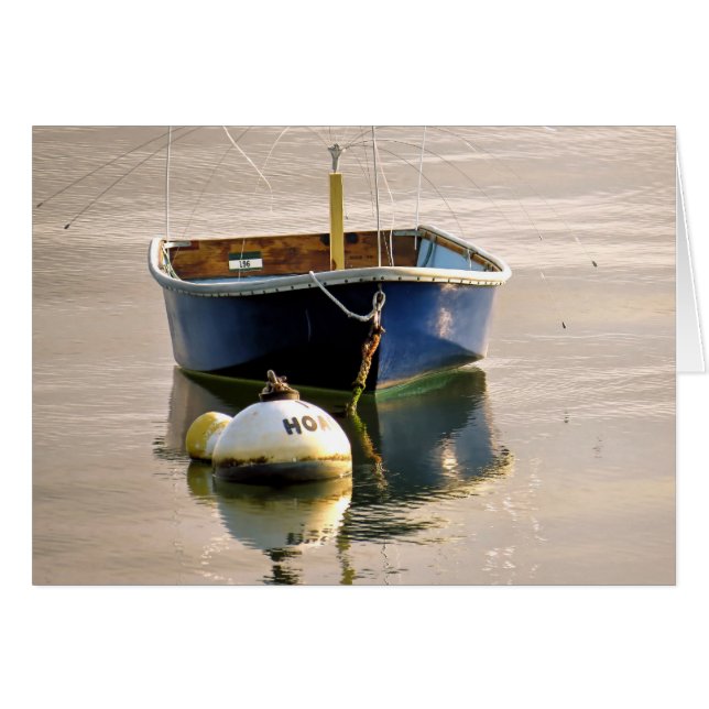 Petit bateau bleu (Devant horizontal)