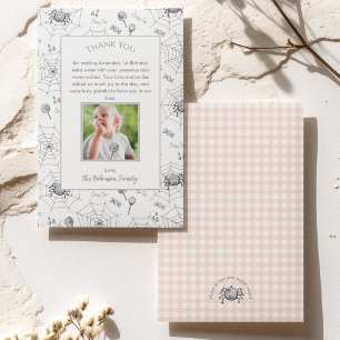 Petit Bébé Bébé Halloween Araignées Carte de remer