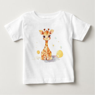 Petit Bébé Giraffe Baby T-shirt