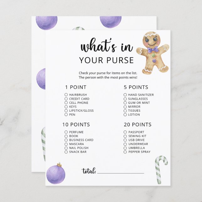 Petit biscuit qu'y a-t-il dans ton sac jeu pour ba (Devant / Derrière)