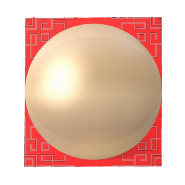 Petit bloc-notes Golden Orb (Devant)