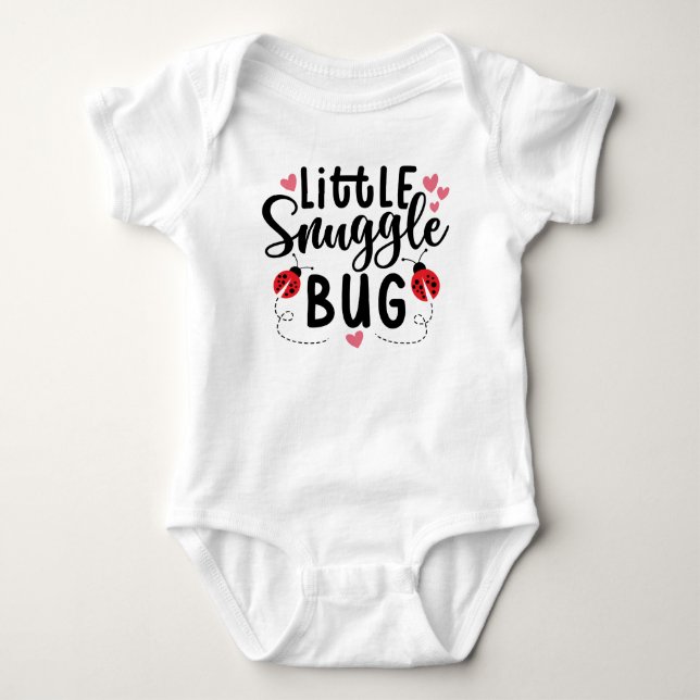 Petit body bébé à manches courtes Bug Snuggle (Devant)