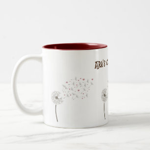 Petit bonheur avec une tasse spéciale à pissenlit