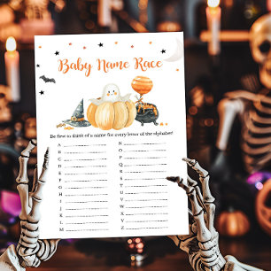 Petit Boo Citrouille Halloween Baby Name Race Jeu