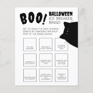 Petit Boo Halloween Baby shower Ice Breaker Bingo