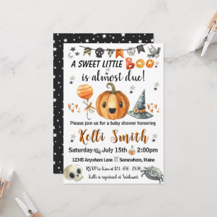 Petit Boo Halloween Baby Shower Invitations
