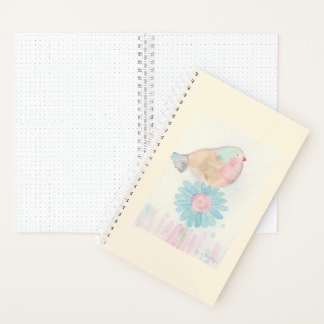 Petit cahier de bullet journal d'oiseau (À l'intérieur)