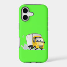 Petit Camion Cartoon Jaune pour enfants !