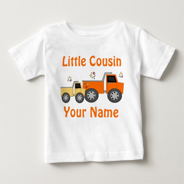 Petit Camion Cousin T-shirt personnalisé (Devant)