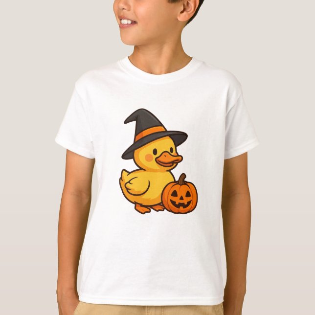 Petit canard dans les T-shirts World Boys d'Hallow (Devant)