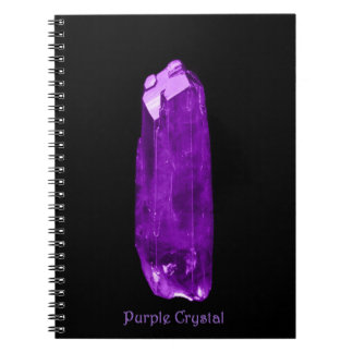 Petit Carnet en cristal violet