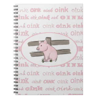 Petit carnet rose de porcelet