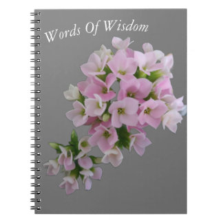 Petit Carnet Spiral Floret Rose