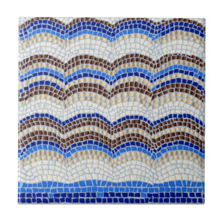 Petit carreau de céramique de mosaïque bleue