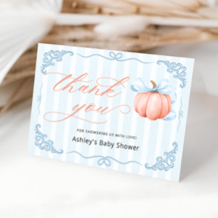 Petit Carte de remerciements de Baby shower Citrou
