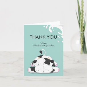 Petit carte de remerciements mignon de baby shower