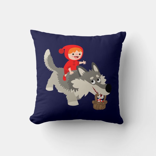 Petit chaperon rouge et Coussin loup (Recto)