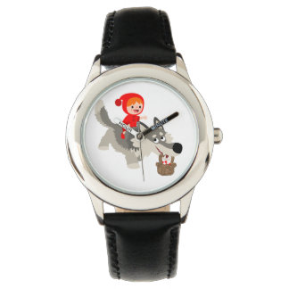 Petit Chaperon Rouge Et Montre Loup