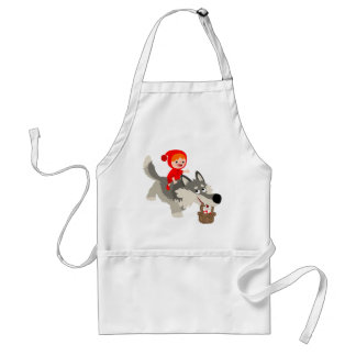 Petit chaperon rouge et tablier de loup