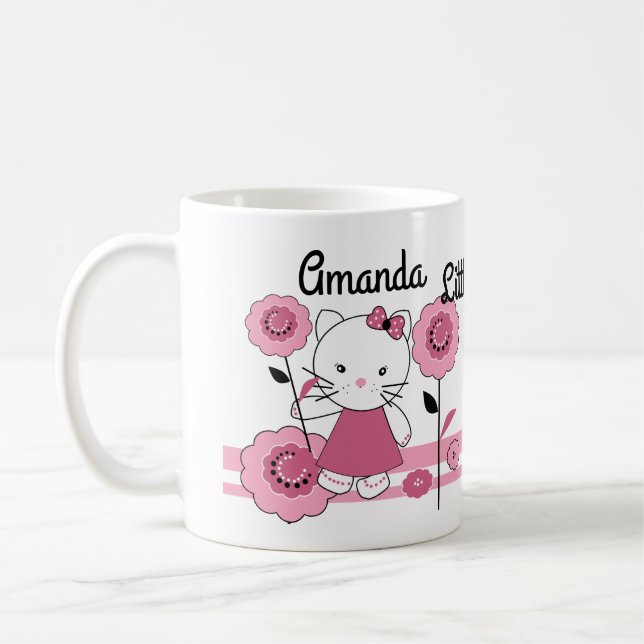 Petit chat. mug café décor personnalisé (Gauche)