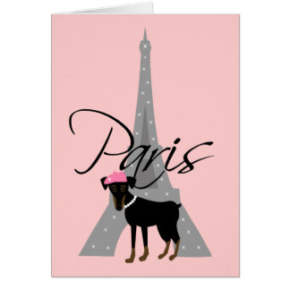 Petit chien à Paris de le