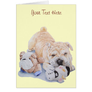 Petit chiot shar pei avec art nounours