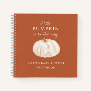 Petit Citrouille Automne Baby shower Livre d'or