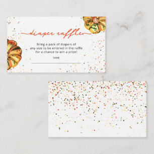 Petit citrouille chute de couche carte d'enceinte