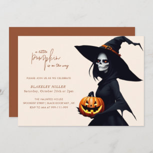 Petit Citrouille en chemin Baby shower Invitation