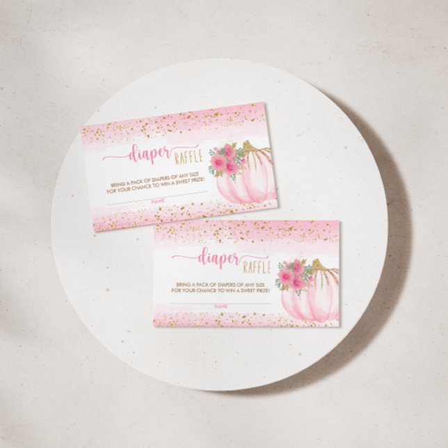 Petit Citrouille Floral Baby Girl Déchets Carte Ra (Créateur téléchargé)