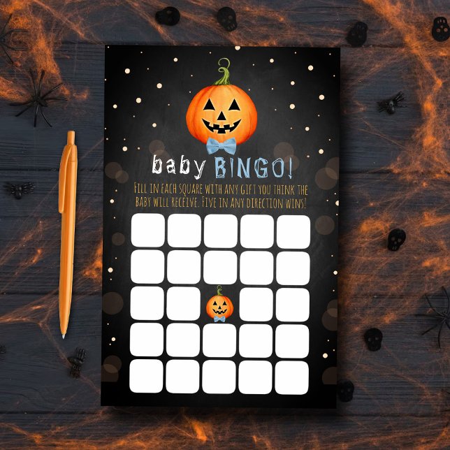 Petit Citrouille Halloween Baby shower Bingo (Créateur téléchargé)