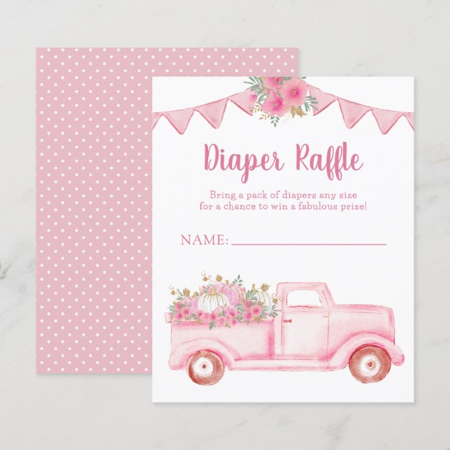 Petit Citrouille Triplet fille Déchets Raffle (Devant / Derrière)