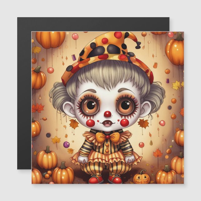 Petit Clown d'Halloween 2 (Devant / Derrière)