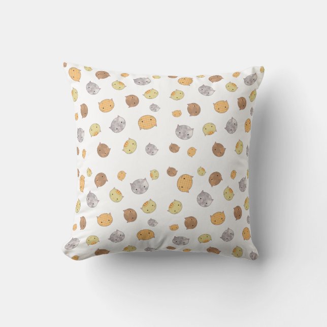 Petit Coussin avec Motif de Chatons (Recto)